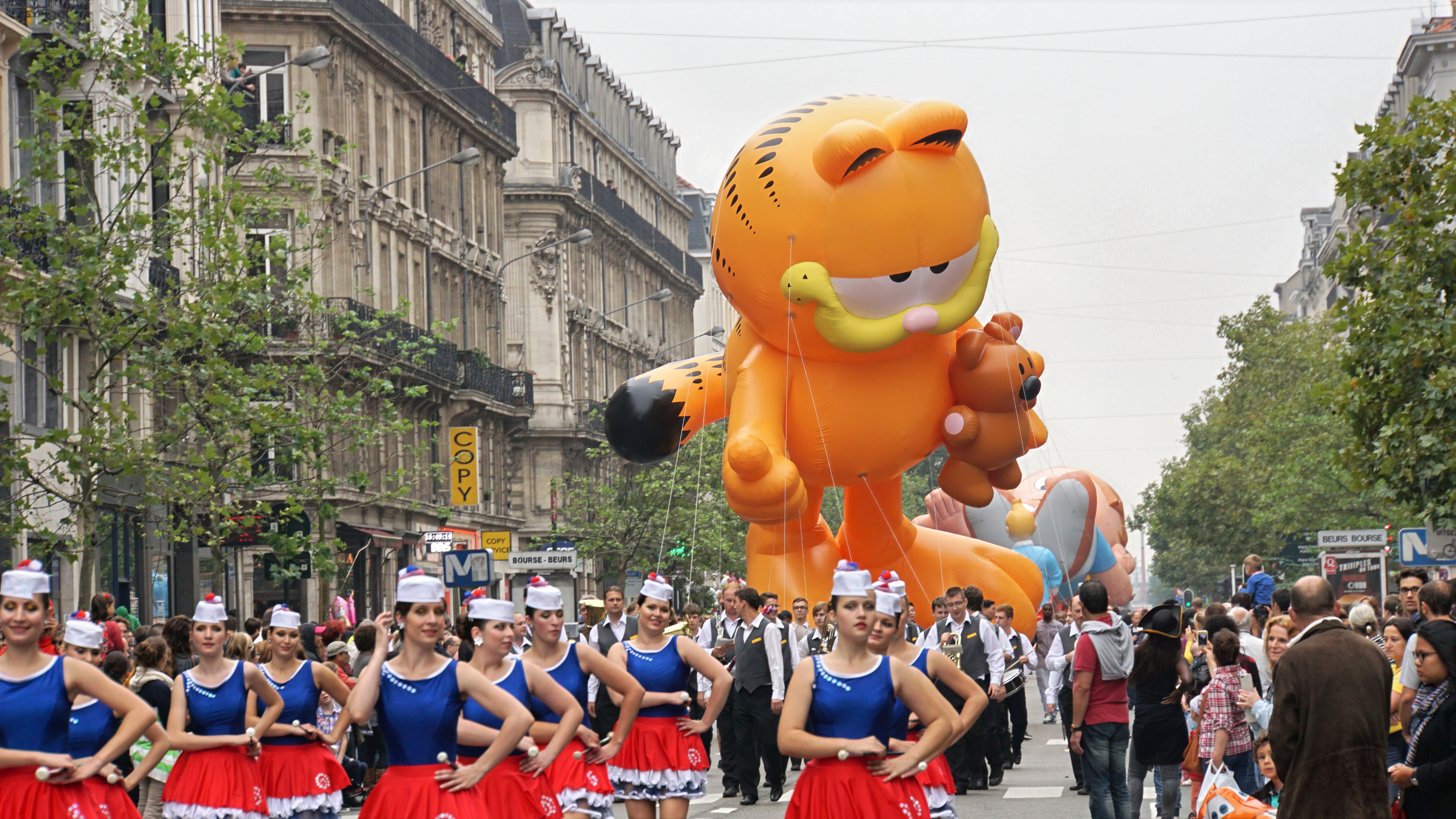 Balloon’s Day Parade, Fête de la BD, Bruxelles, 6 septembre 2014.