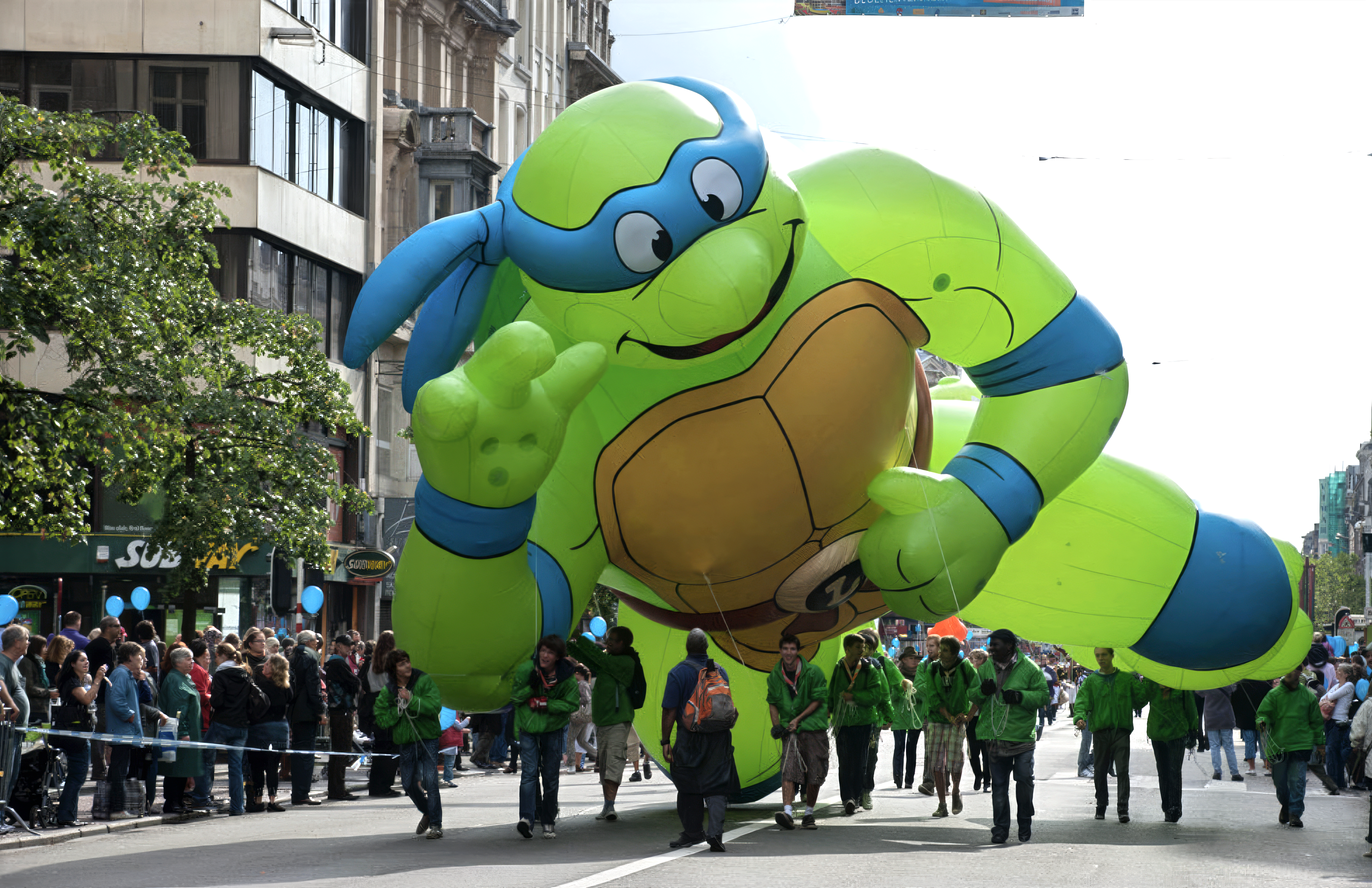 Balloon’s Day Parade, Fête de la BD, Bruxelles, 4 septembre 2010.
