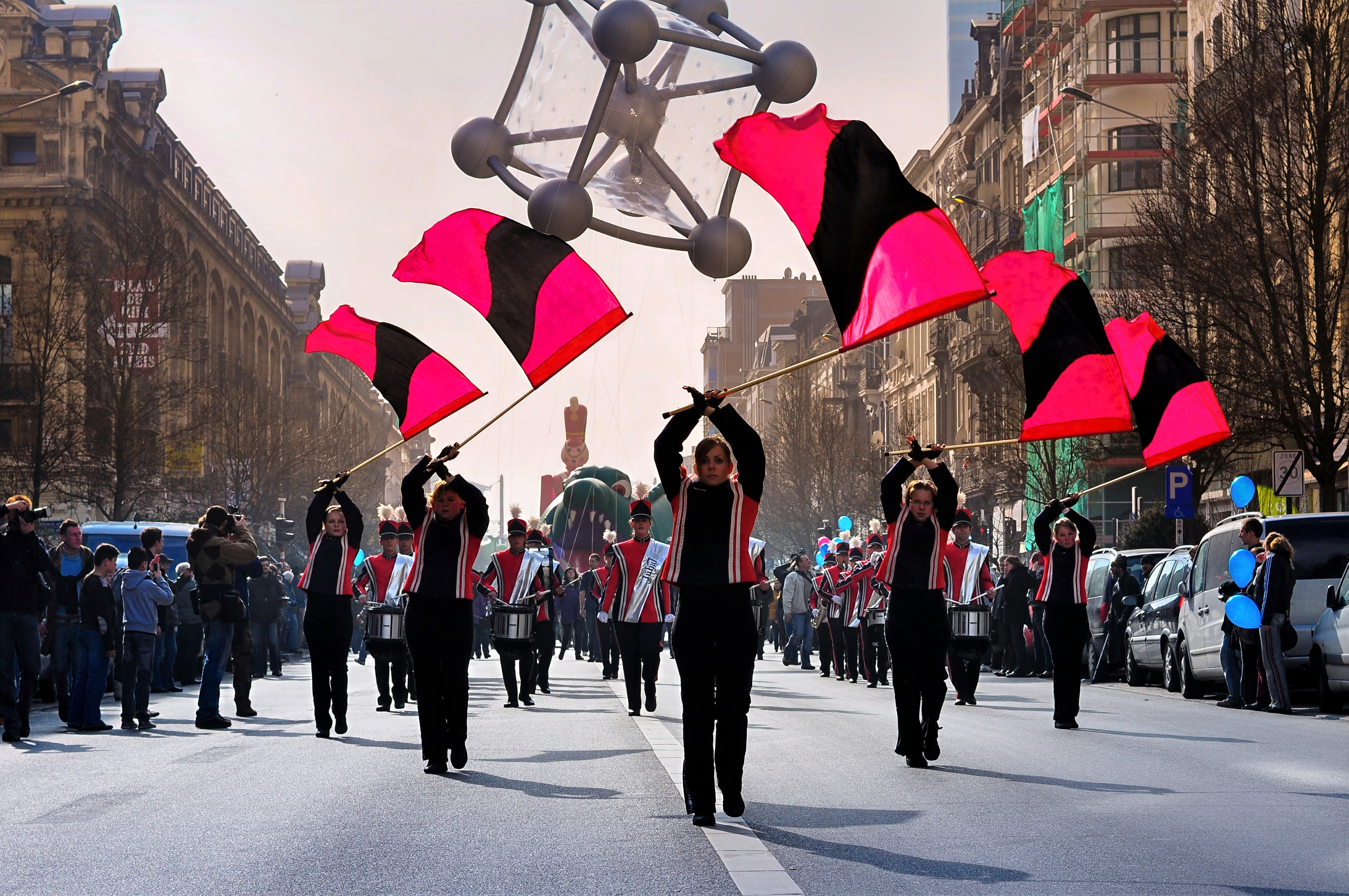 Balloon’s Day Parade dans le centre de Bruxelles, 28 février 2009.