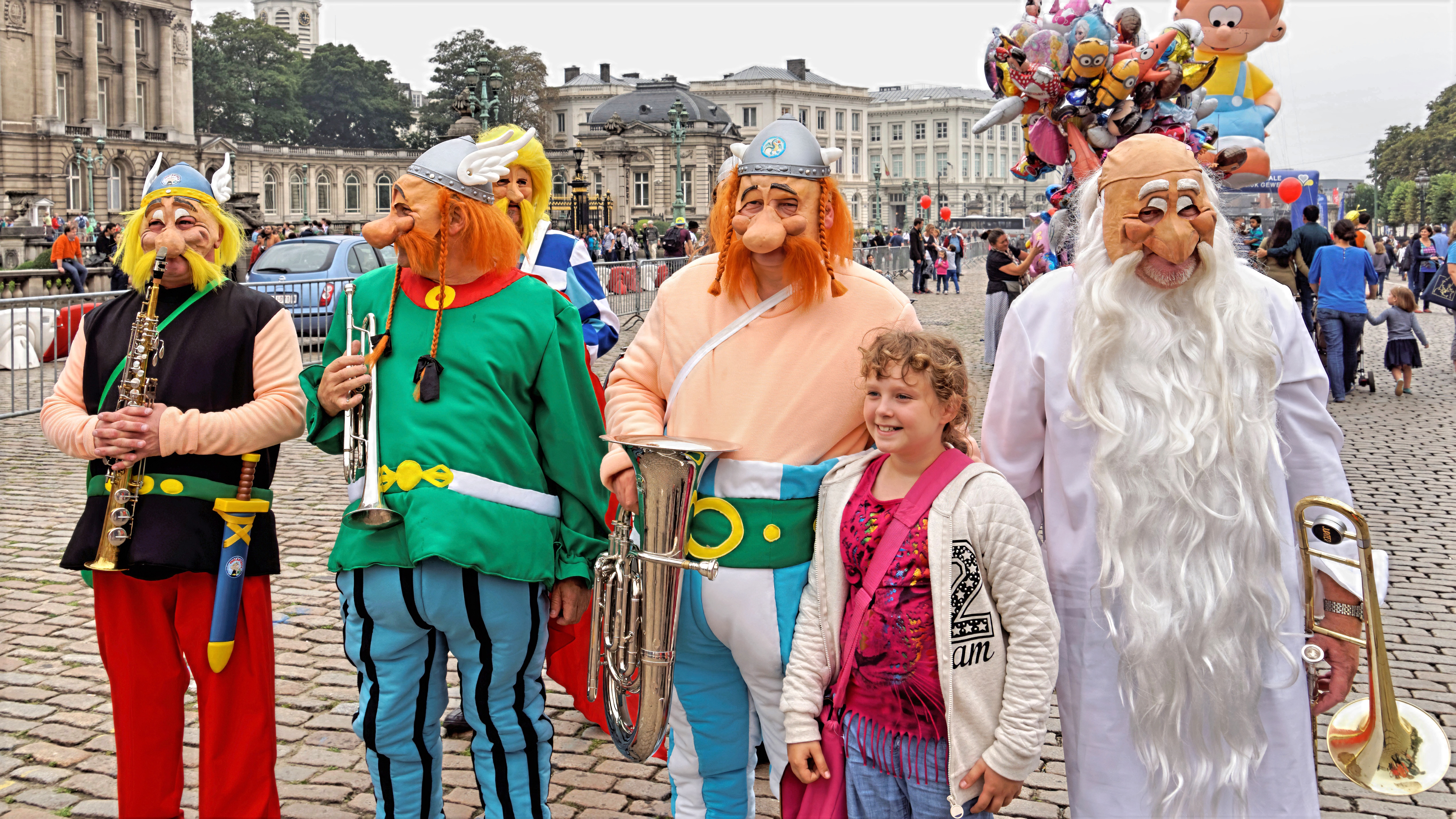 Balloon’s Day Parade, Fête de la BD, Bruxelles, 6 septembre 2014.