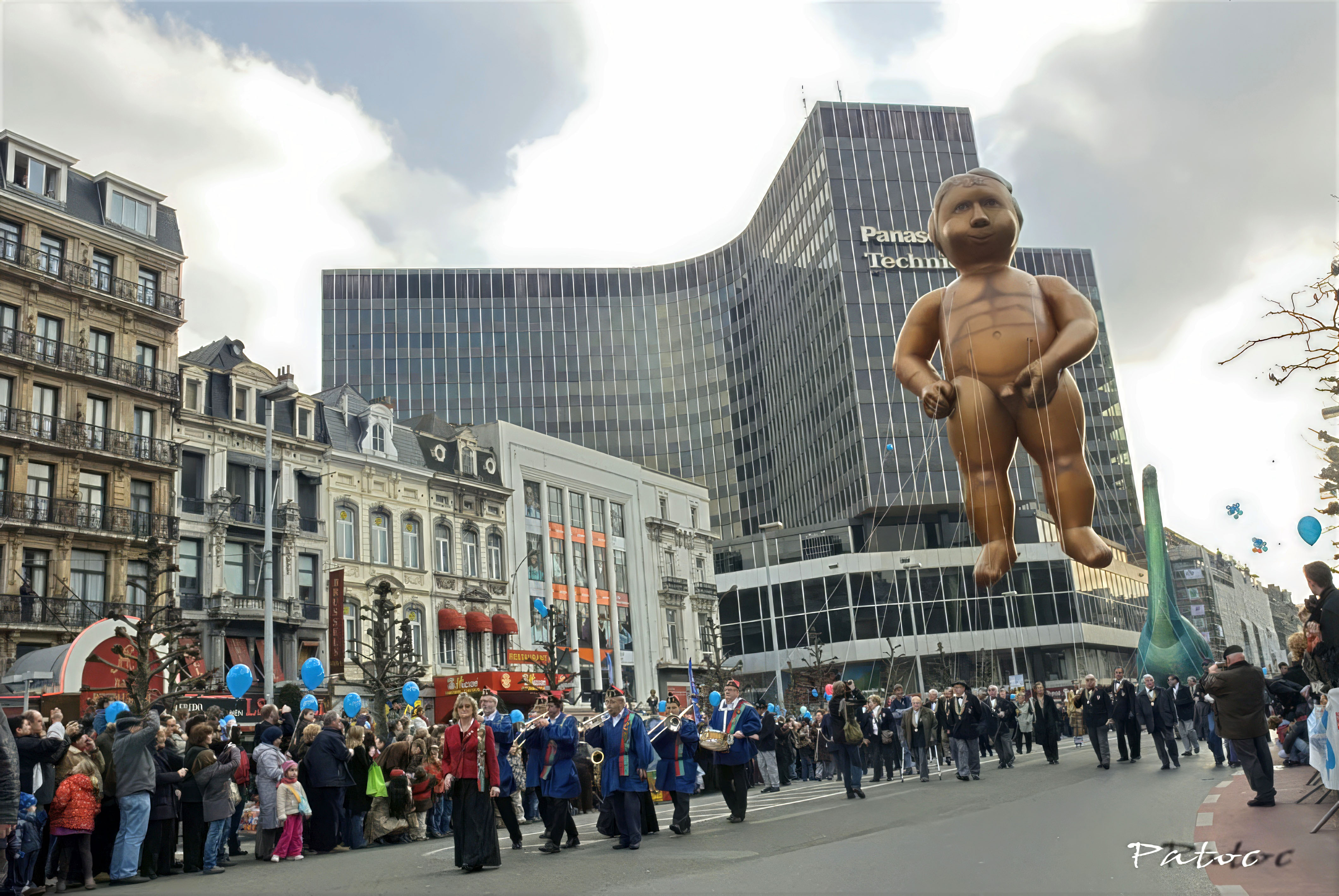 Balloon’s Day Parade dans le centre de Bruxelles, 28 février 2009.