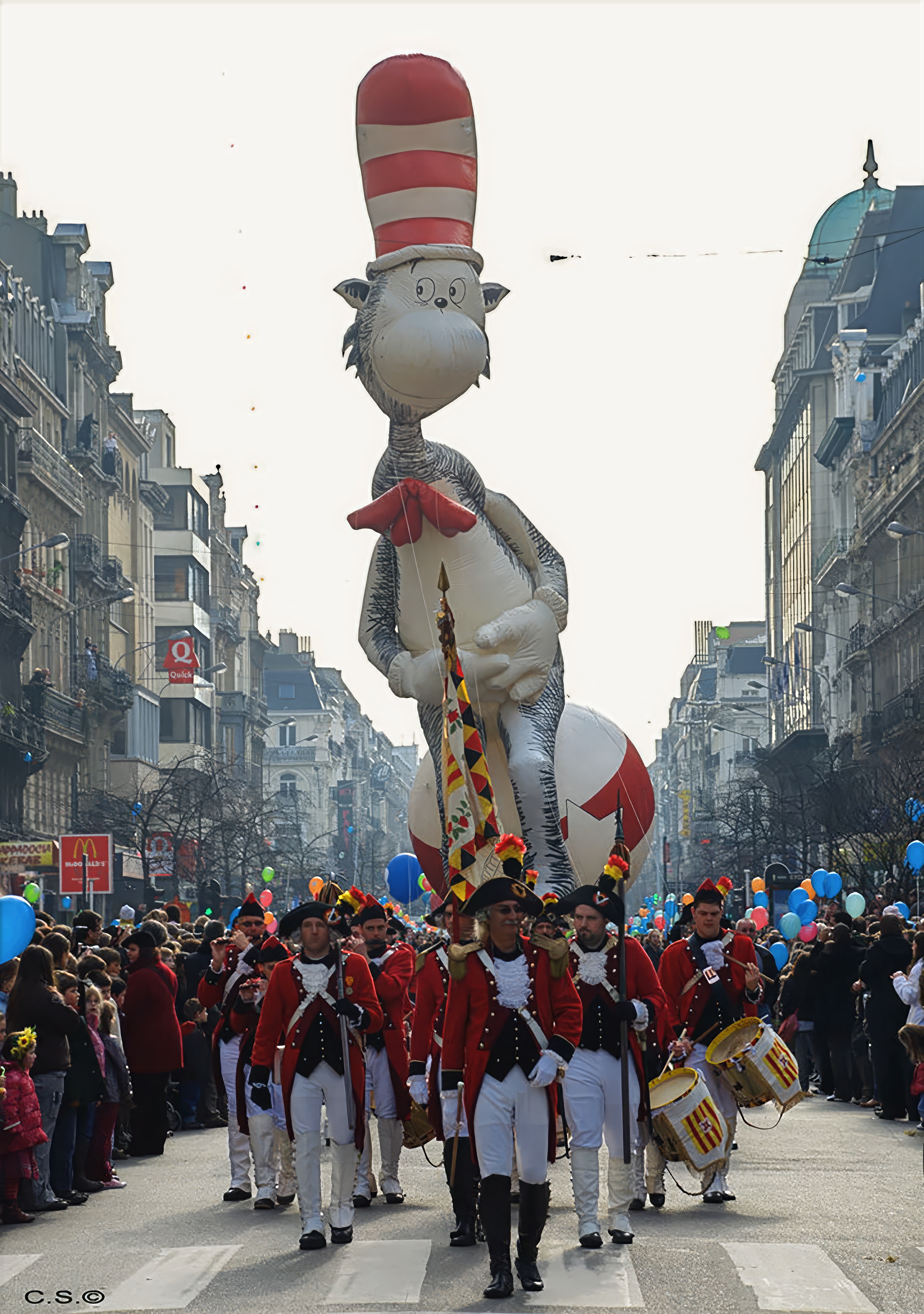Balloon’s Day Parade dans le centre de Bruxelles, 28 février 2009.