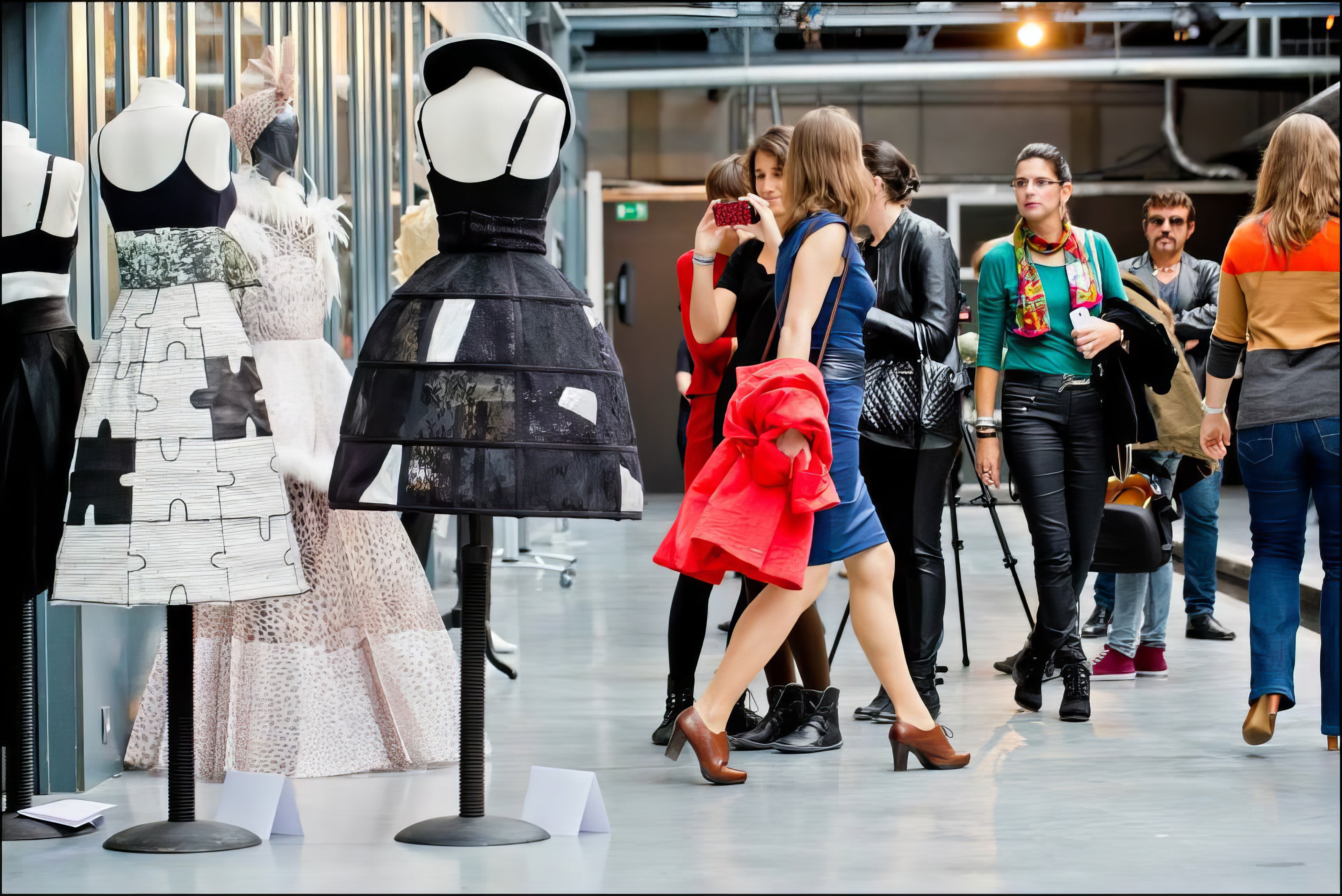 Couloir des Brussels Fashion Days 2013.