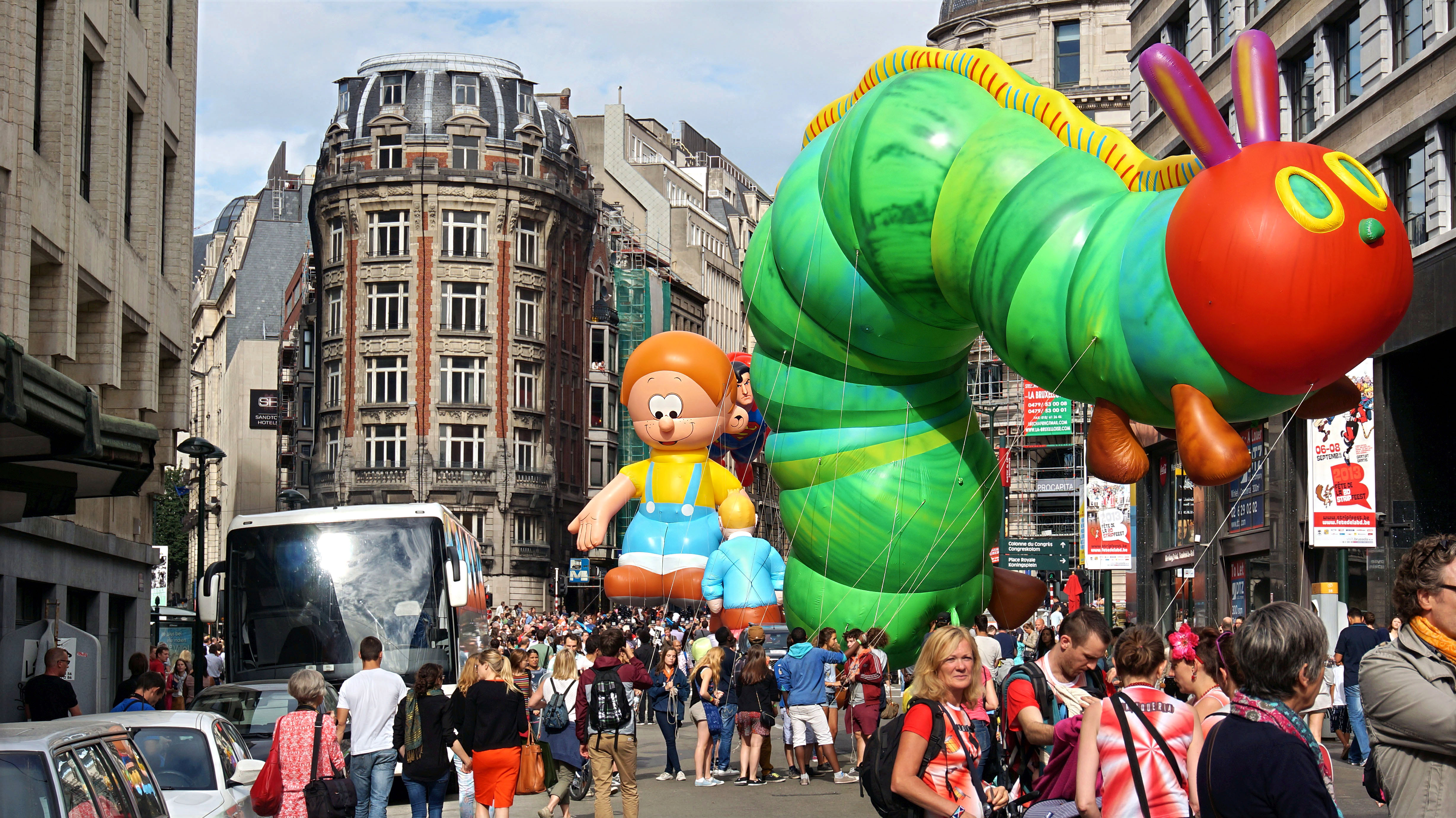 Balloon’s Day Parade photographiée par Miguel Discart et Kiri Karma, Fête de la BD, Bruxelles, 7 septembre 2013.