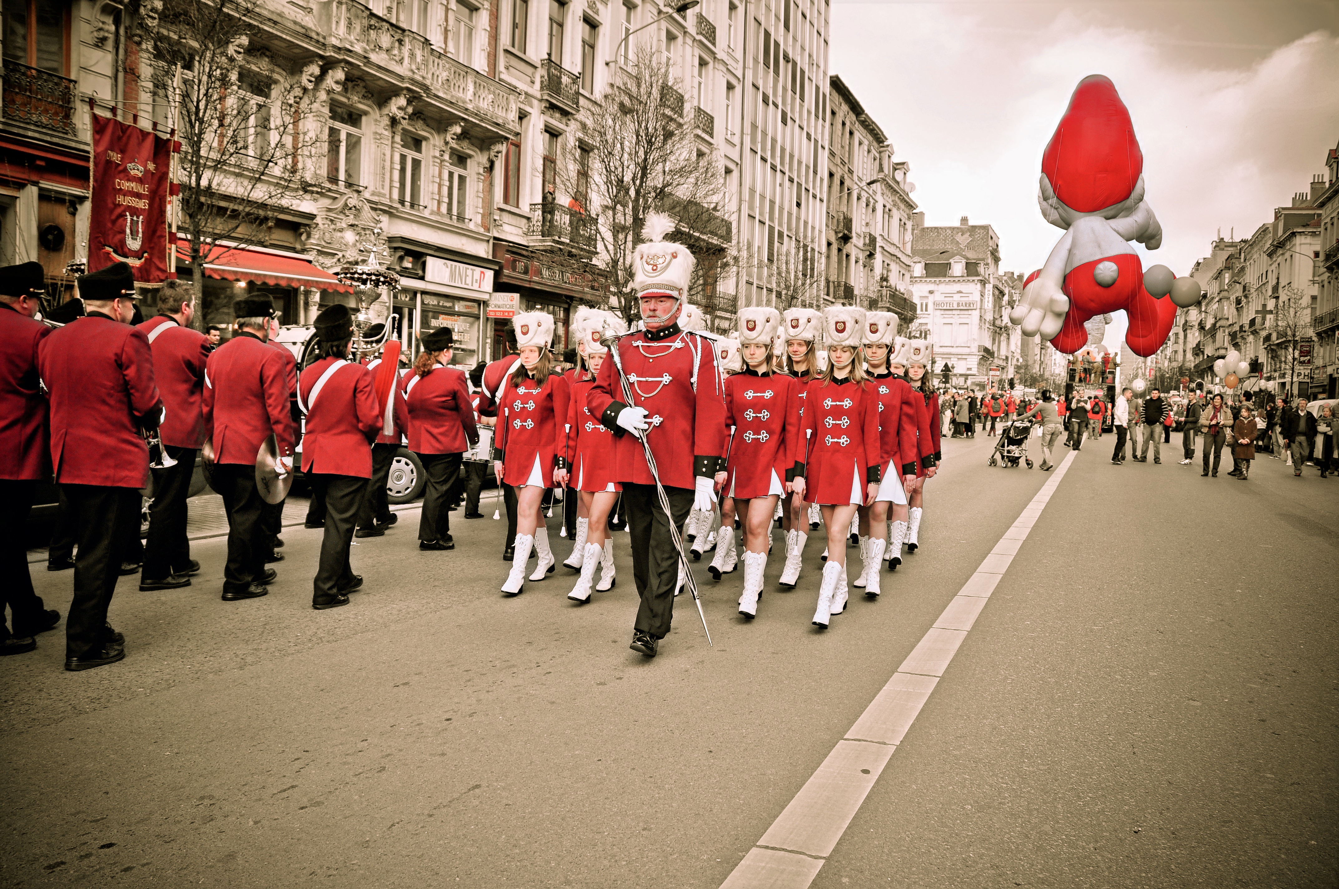Balloon’s Day Parade dans le centre de Bruxelles, 28 février 2009.