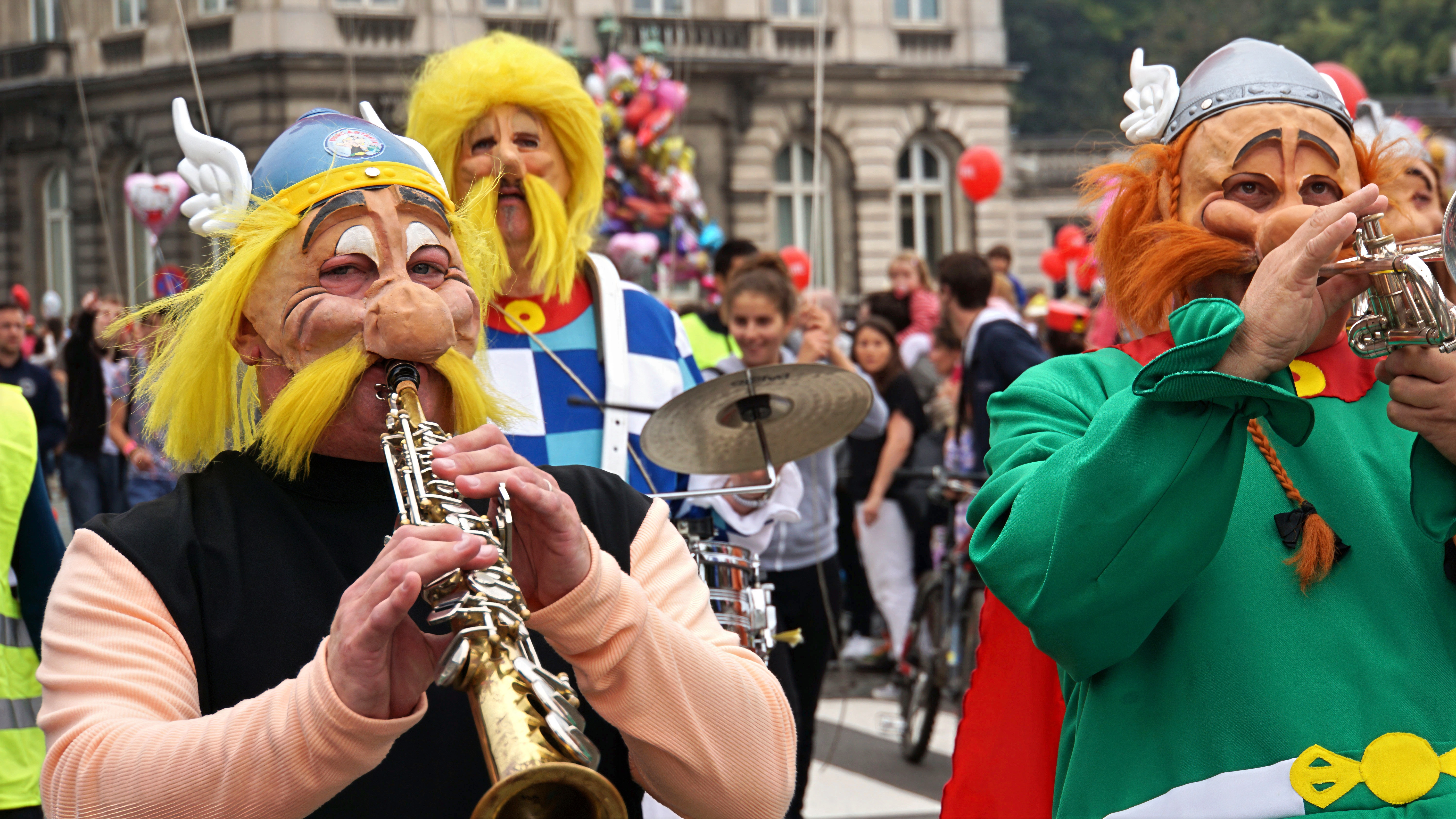 Balloon’s Day Parade, Fête de la BD, Bruxelles, 6 septembre 2014.