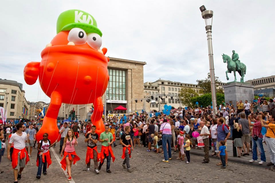 Balloon’s Day Parade, Fête de la BD, Bruxelles, 10 septembre 2011.