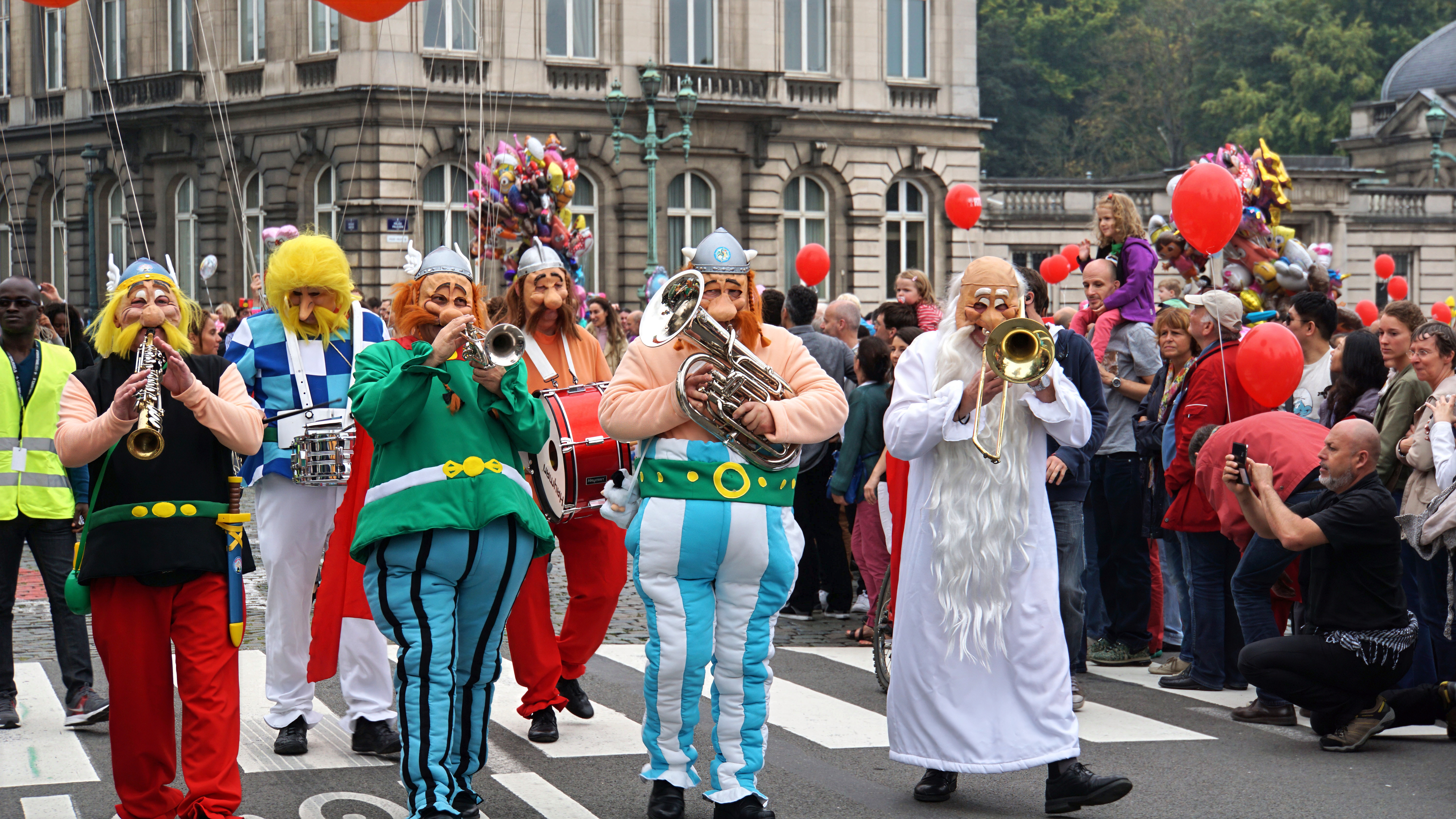 Balloon’s Day Parade, Fête de la BD, Bruxelles, 6 septembre 2014.