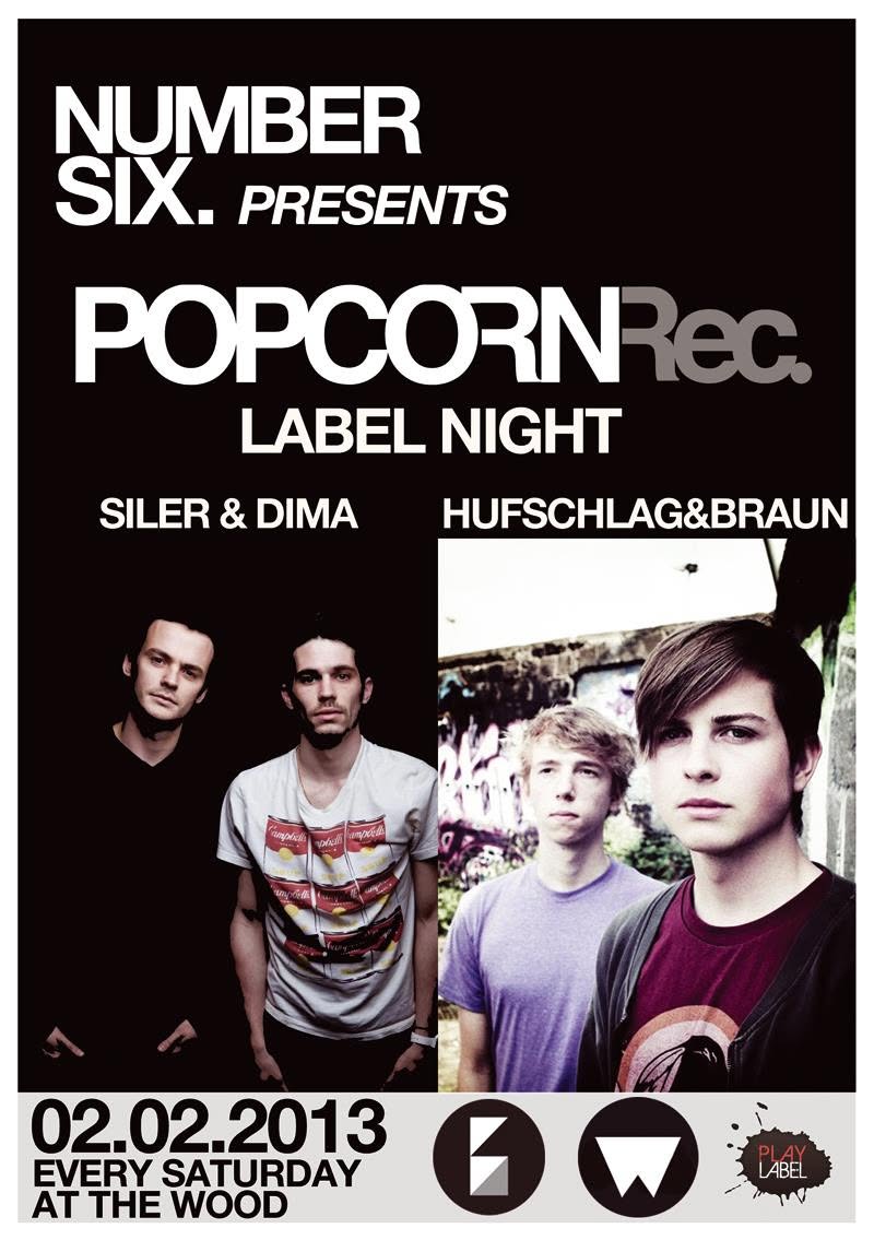 Number Six - Popcorn Rec. Label Night - The Wood, 02.02.2013