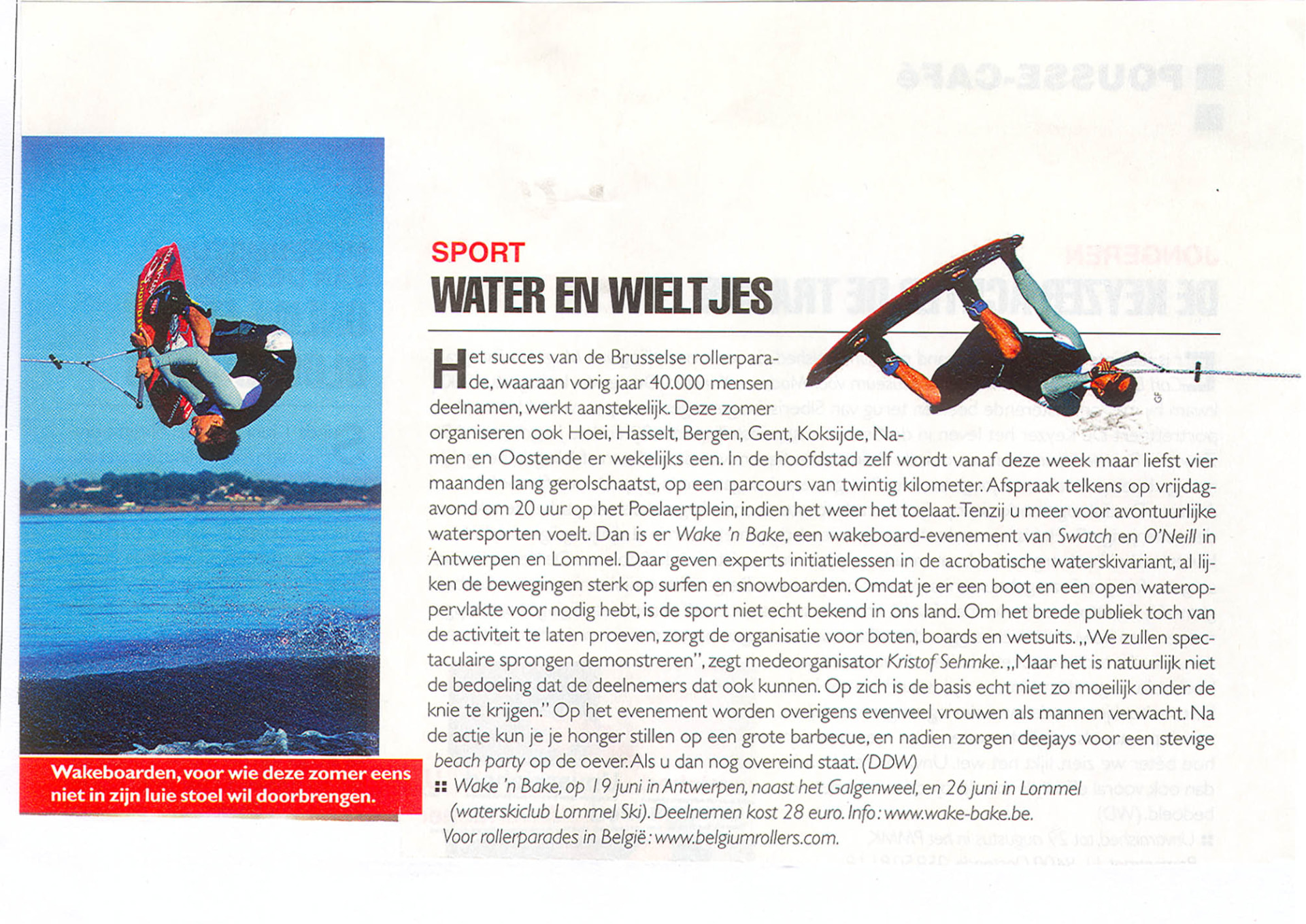 Water and wheels