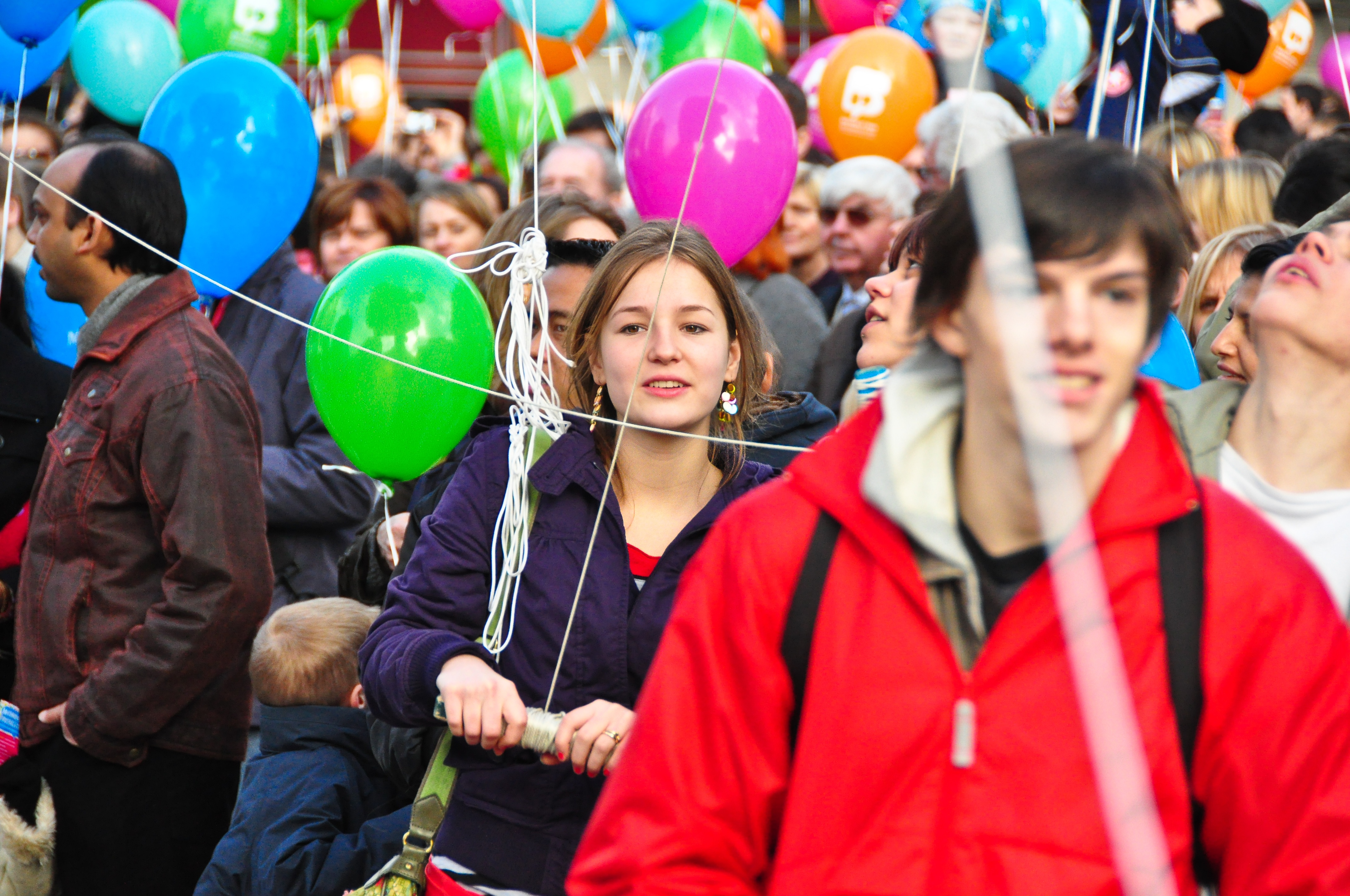 Balloon’s Day Parade dans le centre de Bruxelles, 28 février 2009.