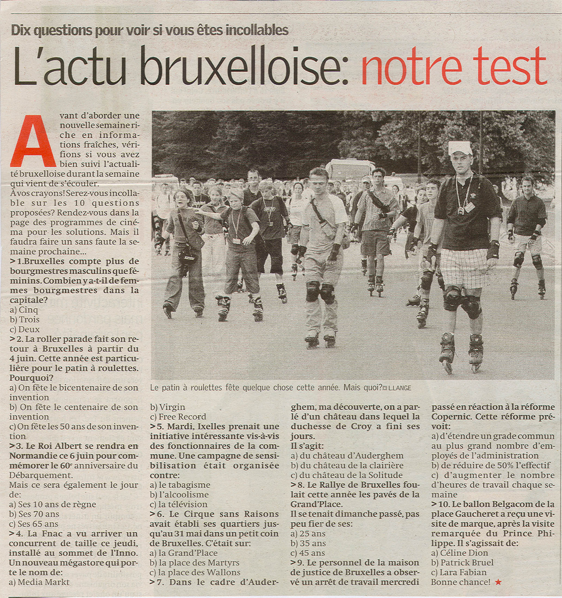Brussels news: our test
