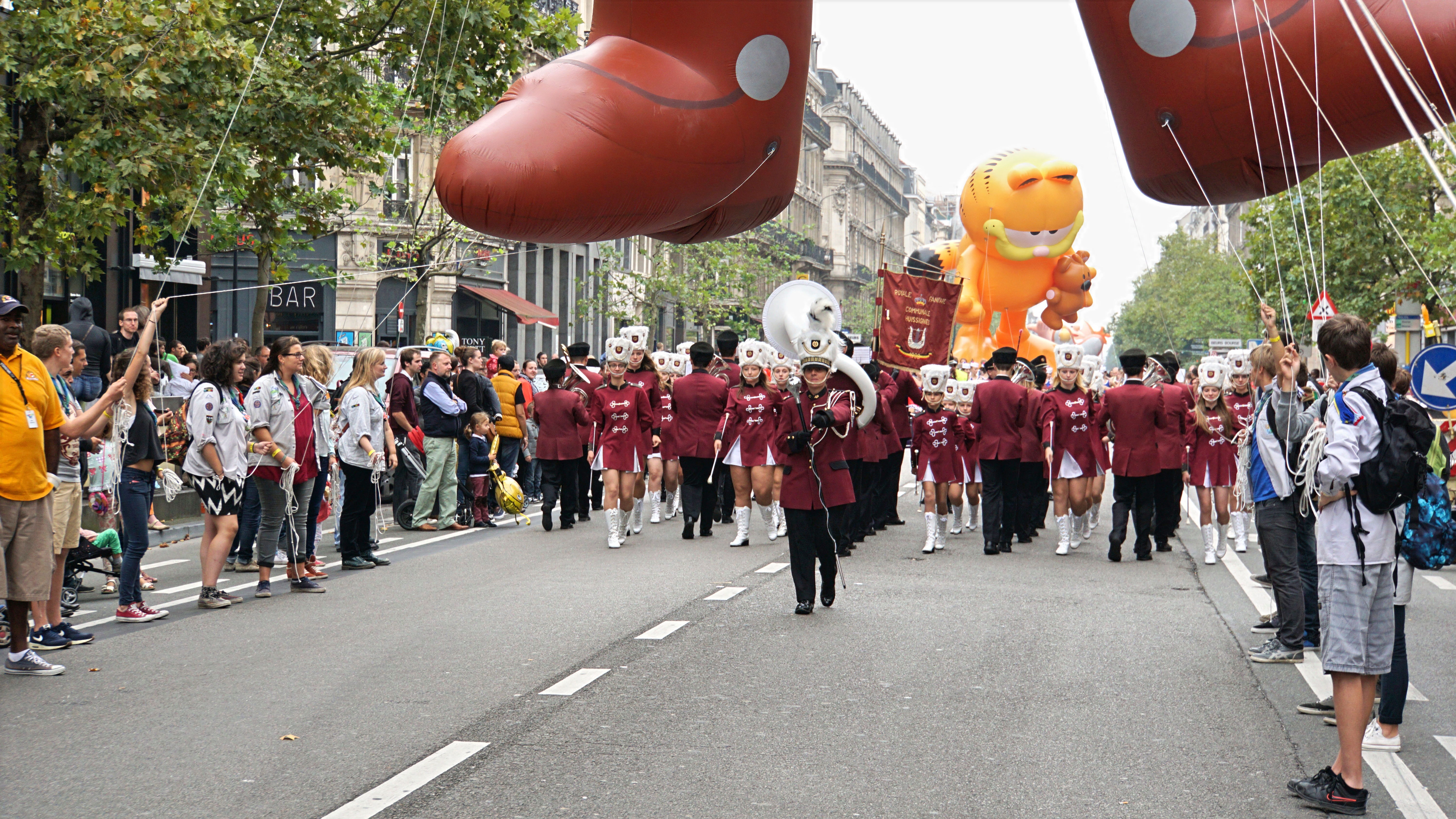 Balloon’s Day Parade, Fête de la BD, Bruxelles, 6 septembre 2014.