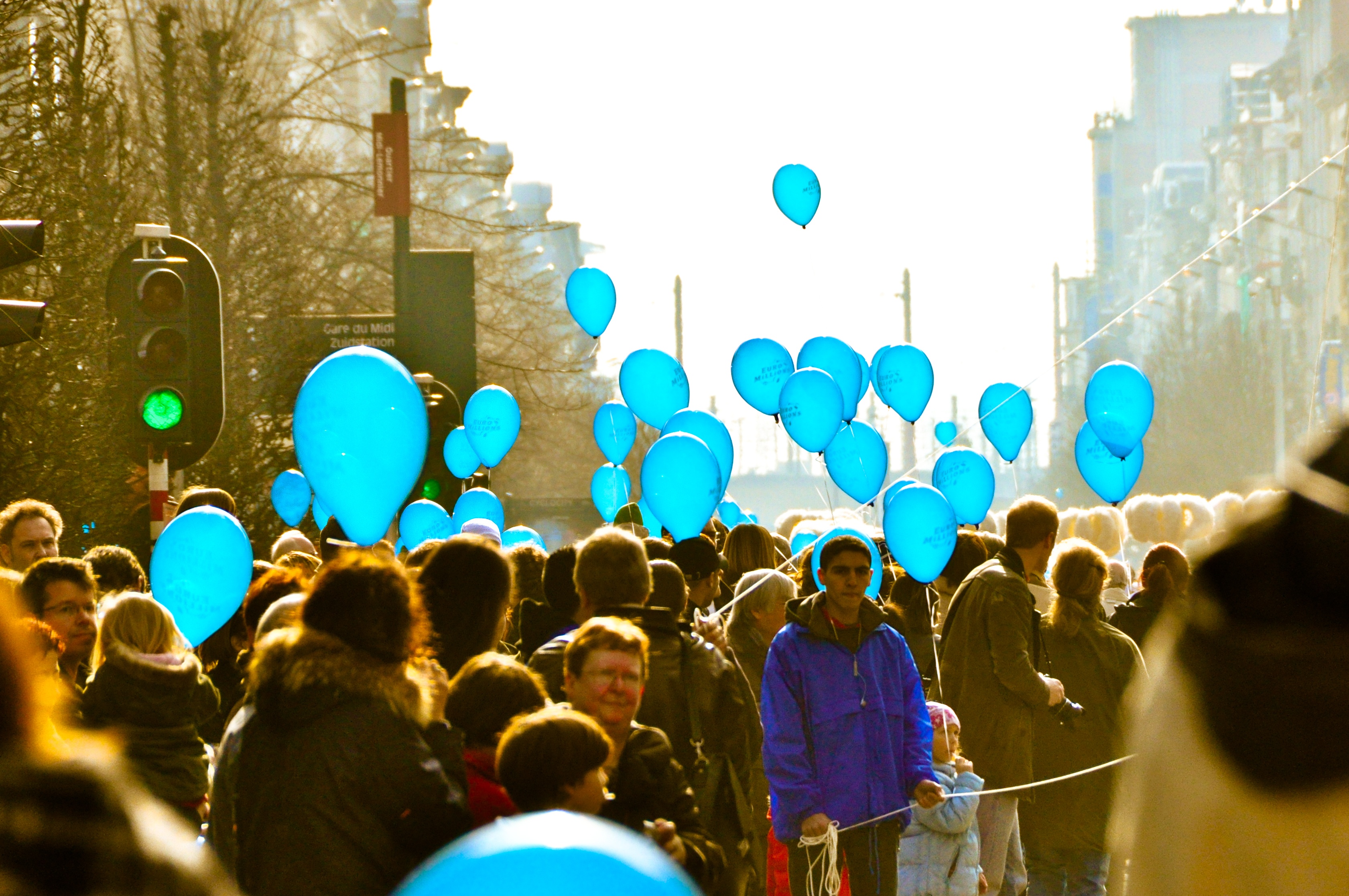 Balloon’s Day Parade dans le centre de Bruxelles, 28 février 2009.