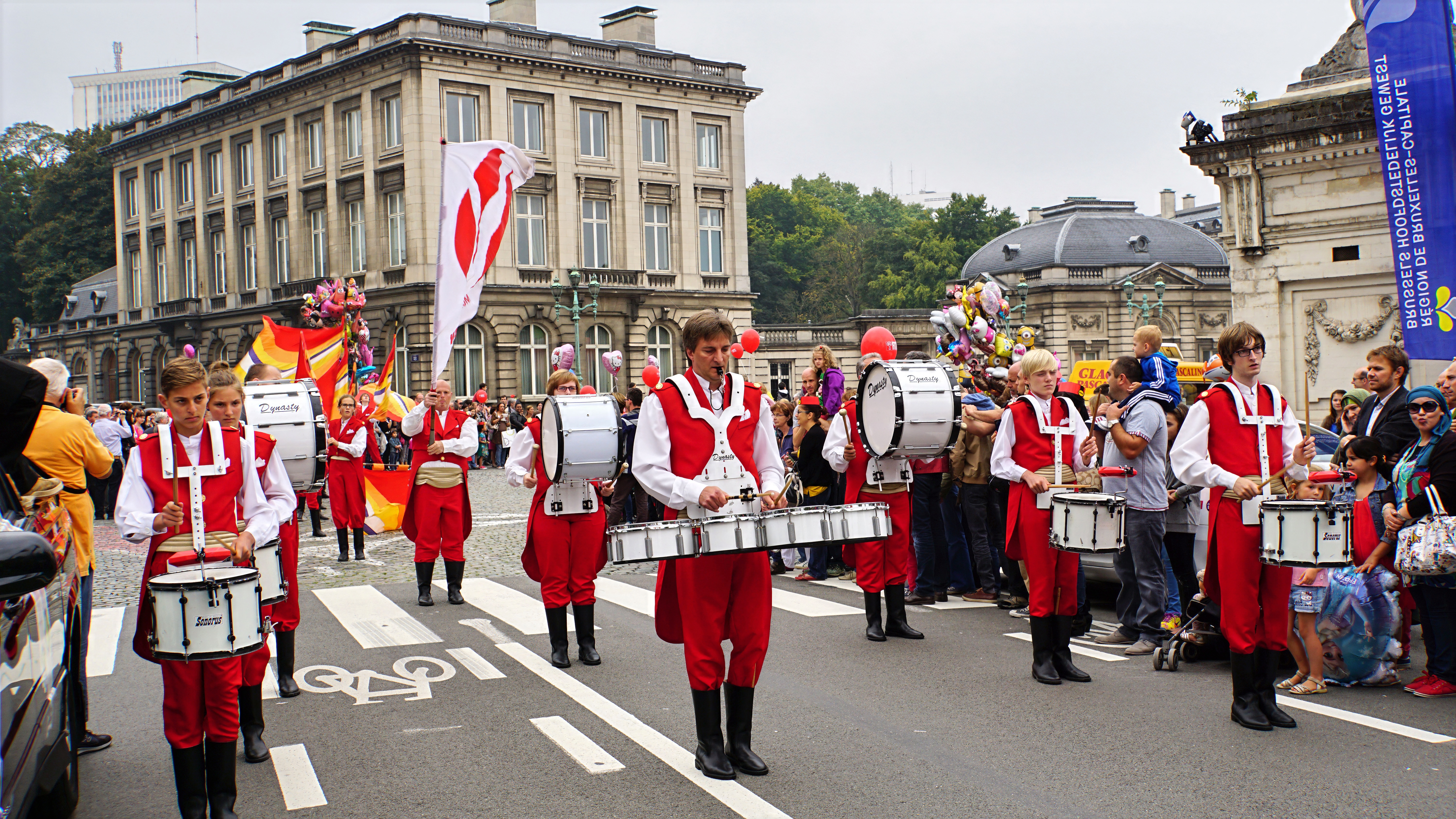 Balloon’s Day Parade, Fête de la BD, Bruxelles, 6 septembre 2014.