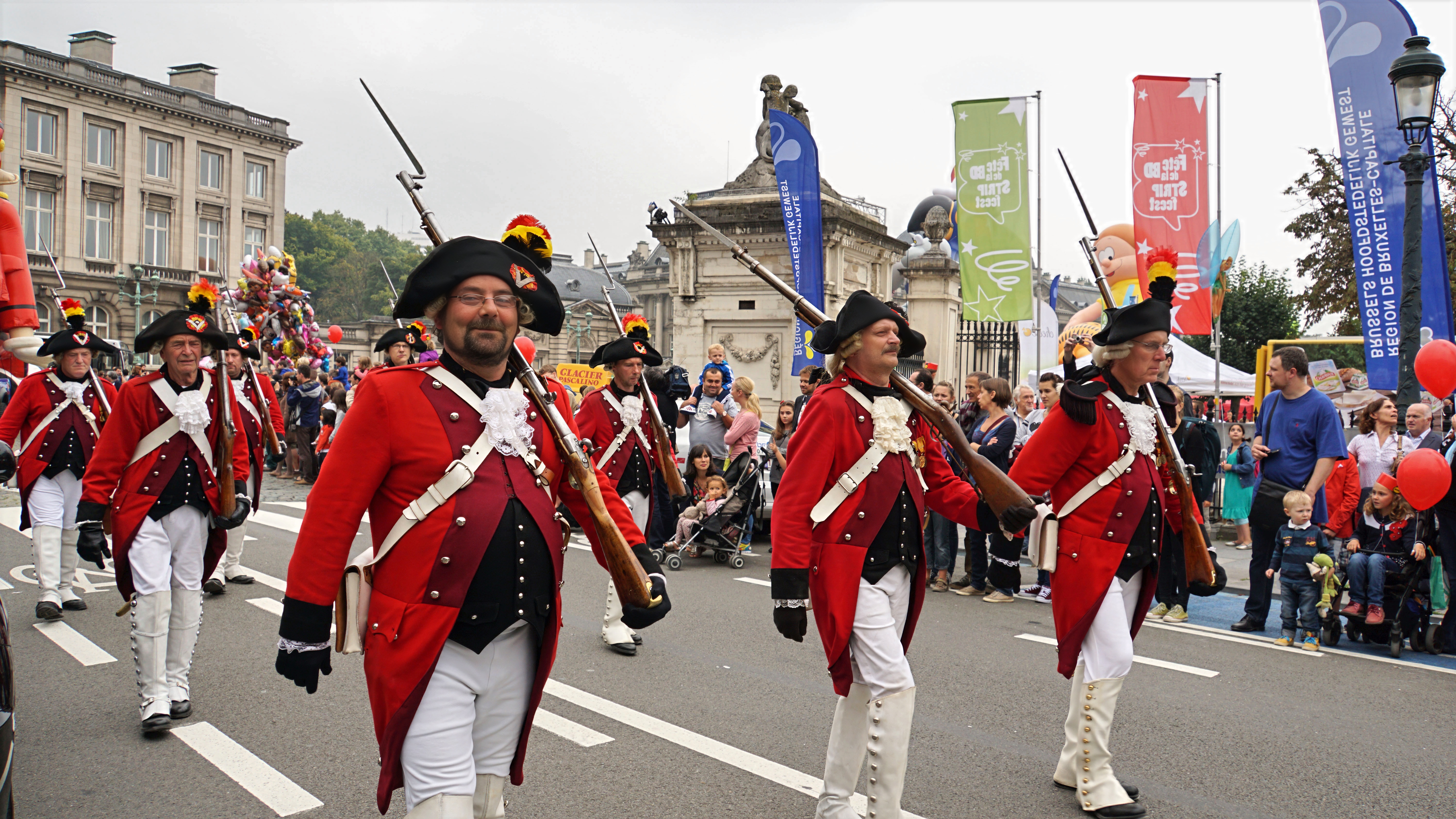 Balloon’s Day Parade, Fête de la BD, Bruxelles, 6 septembre 2014.