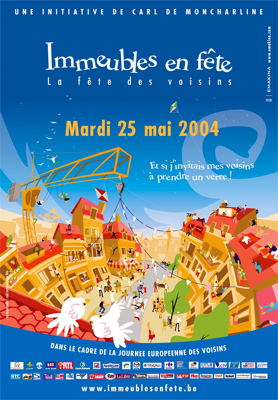 Immeubles en fête · La fête des voisins - Fête des Voisins, 25/05/2004